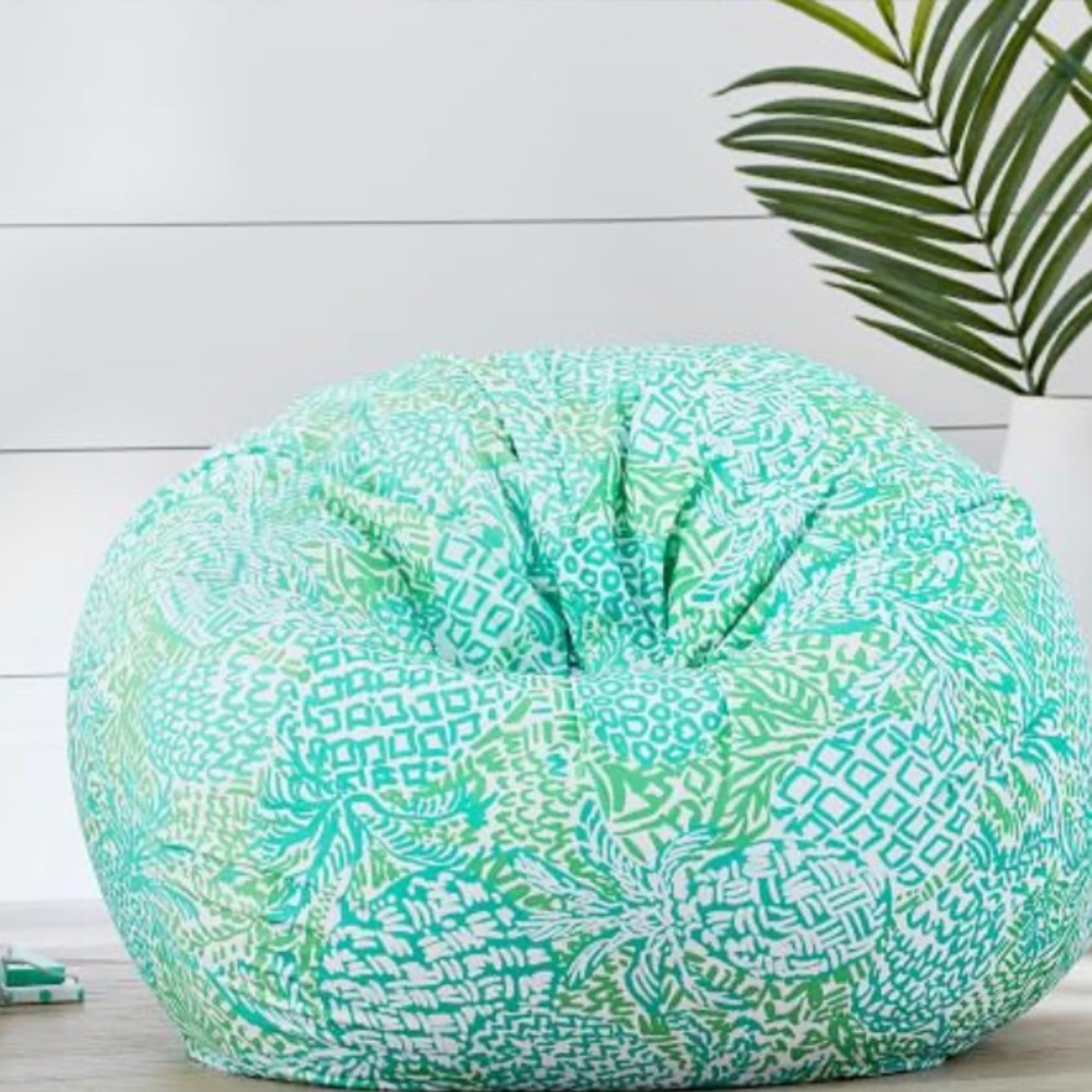 Lilly Pulitzer Pottery Barn Teen beanbag cover